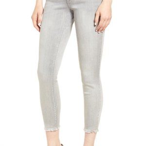 DL1961 Florence Instasculpt Crop Skinny Jeans Grey sz 27